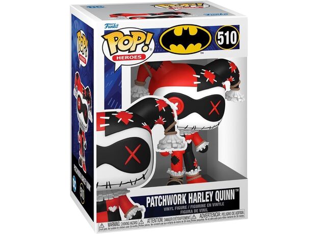 فیگور 9 سانتی فانکو پاپ هارلی کوئین پچ ورک (510), image 3