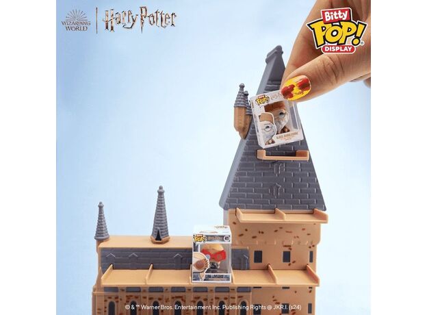 استند نگهدارنده فیگورهای بیتی پاپ مدل قلعه هاگوارتز به همراه  فیگور لونا و دامبلدور, image 12