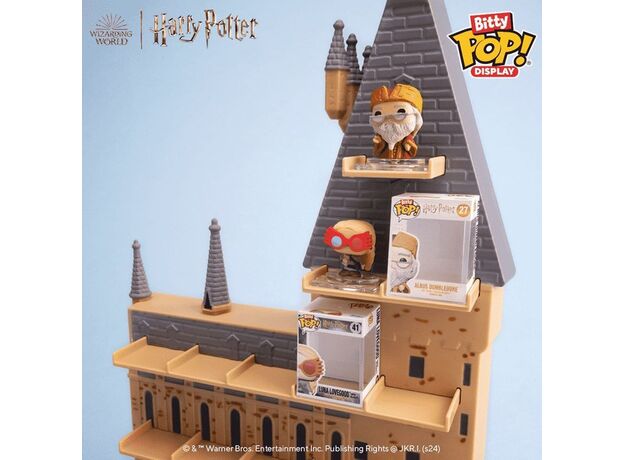 استند نگهدارنده فیگورهای بیتی پاپ مدل قلعه هاگوارتز به همراه  فیگور لونا و دامبلدور, image 13