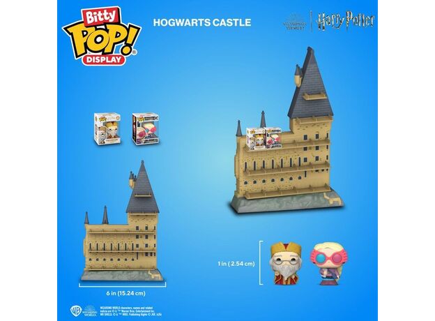استند نگهدارنده فیگورهای بیتی پاپ مدل قلعه هاگوارتز به همراه  فیگور لونا و دامبلدور, image 15