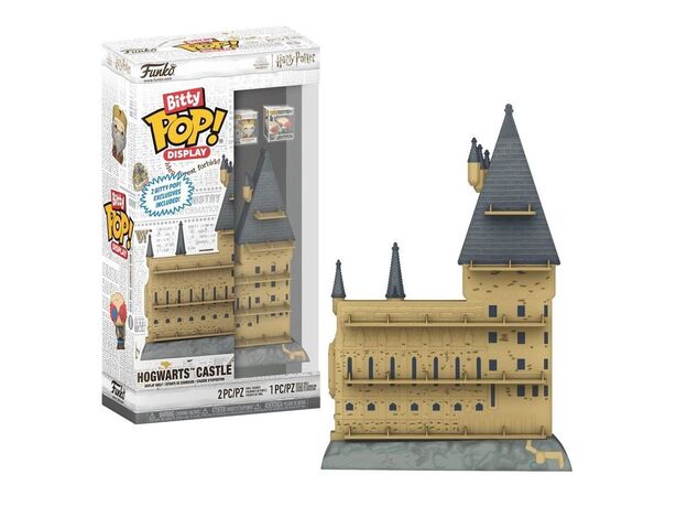 استند نگهدارنده فیگورهای بیتی پاپ مدل قلعه هاگوارتز به همراه  فیگور لونا و دامبلدور, image 