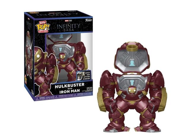 فیگور 12 سانتی فانکو پاپ هالک باستر به همراه بیتی پاپ مرد آهنی, image 