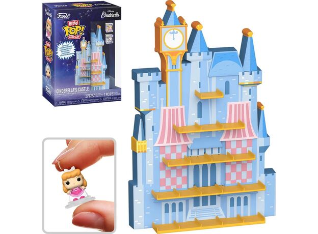 استند نگهدارنده فیگورهای بیتی پاپ مدل قصر سیندرلا به همراه فیگور سیندرلا و پری, image 6