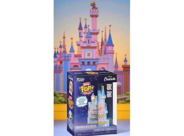 استند نگهدارنده فیگورهای بیتی پاپ مدل قصر سیندرلا به همراه فیگور سیندرلا و پری, image 9