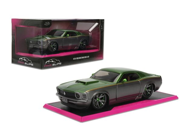 ماشین فلزی فورد موستانگ سری Pink Slips مدل سبز با مقیاس 1:24, image 