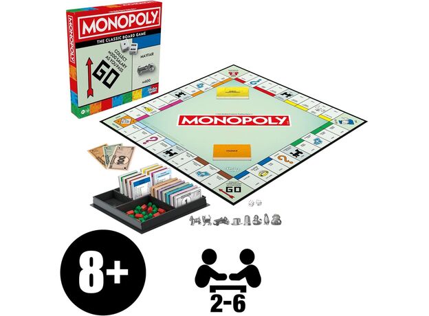 بازی فکری مونوپولی Monopoly اورجینال مدل کلاسیک به همراه نگهدارنده, image 12