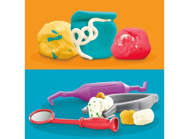 ست خمیربازی دندانپزشکی دکتر دریل مدل پر کردن دندان Play Doh, image 19