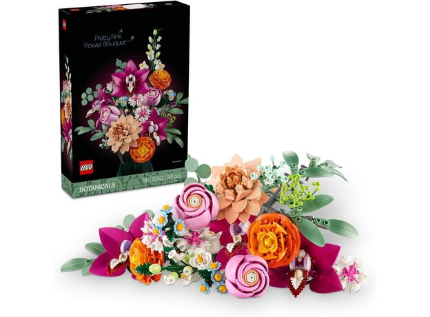 لگو بوتانیکالز مدل دسته گل صورتی زیبا (10342), image 