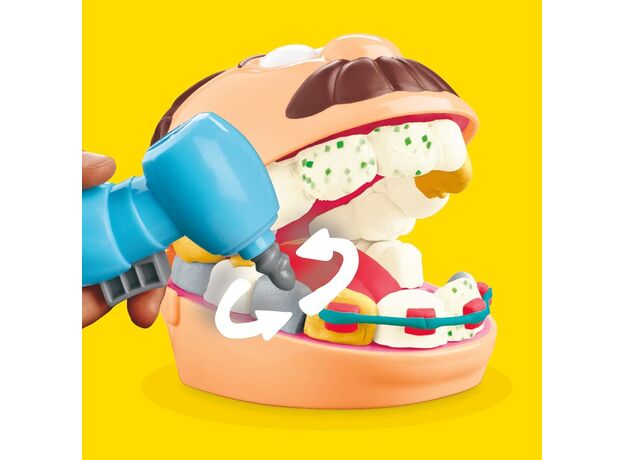 ست خمیربازی دندانپزشکی دکتر دریل مدل پر کردن دندان Play Doh, image 15