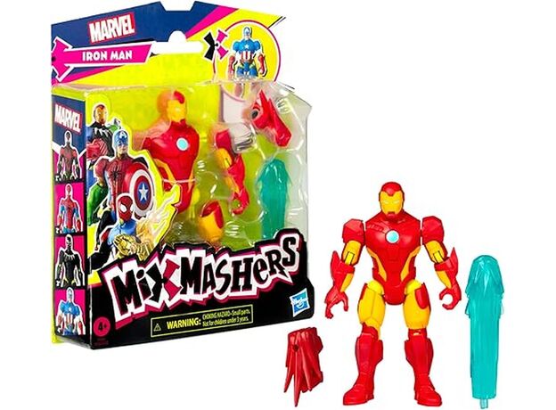 فیگور 12 سانتی مرد آهنی سری MixMashers مارول, تنوع: F9269-Iron Man, image 
