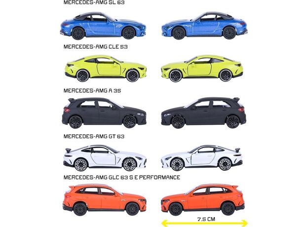 پک 5 تايی ماشين های فلزی Majorette مدل Mercedes-AMG, image 5