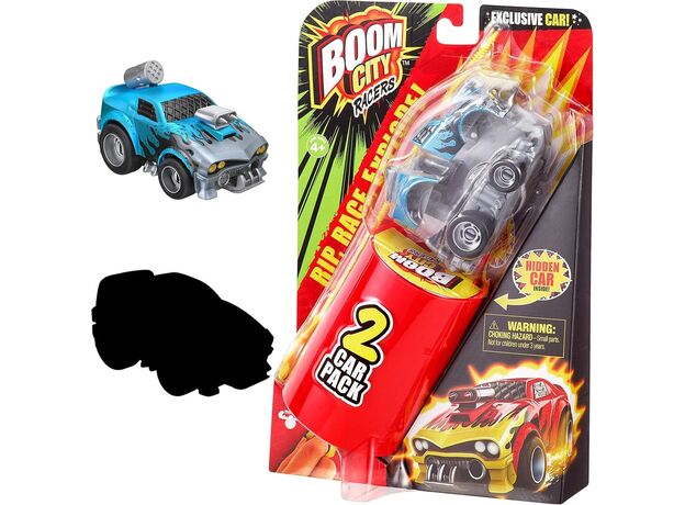 پک 2 تایی ماشین موشکی بوم سیتی Boom City Racer مدل Fire It Up آبی, تنوع: 40056-Fire It Up, image 