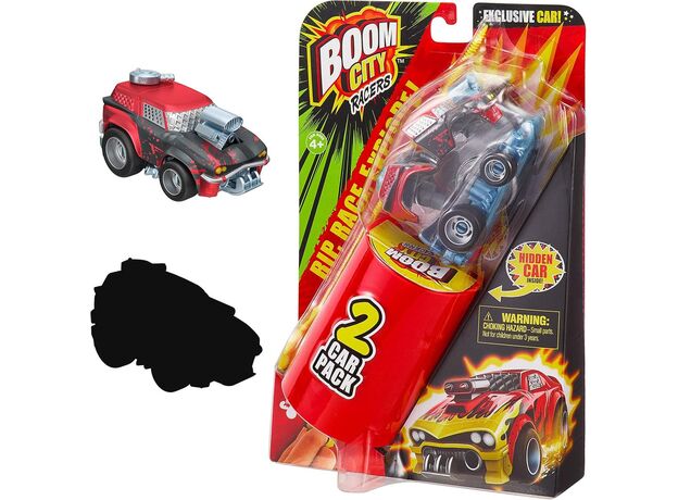 پک 2 تایی ماشین موشکی بوم سیتی Boom City Racer مدل Boom Yah قرمز, تنوع: 40056-Boom Yah, image 