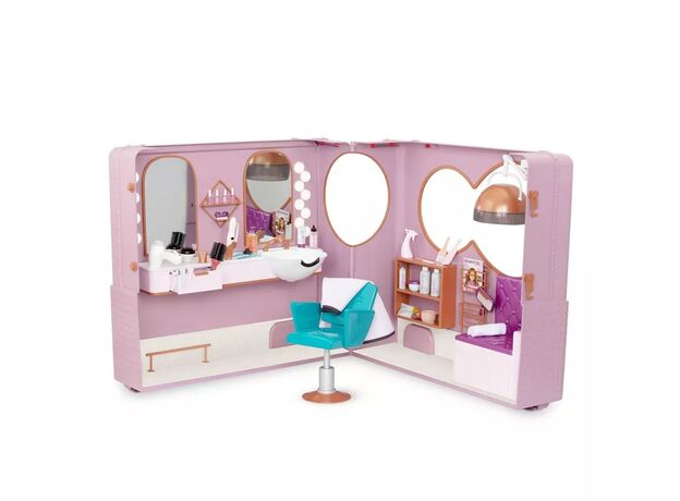 تریلر سالن آرایشی تاشو عروسک های 46 سانتی OG, image 