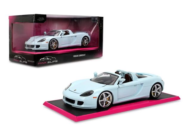 ماشین فلزی پورشه Carrera GT سری Pink Slips مدل آبی با مقیاس 1:24, image 