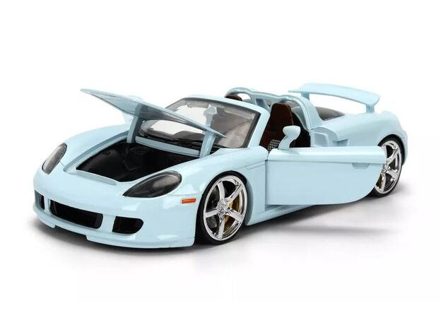 ماشین فلزی پورشه Carrera GT سری Pink Slips مدل آبی با مقیاس 1:24, image 3