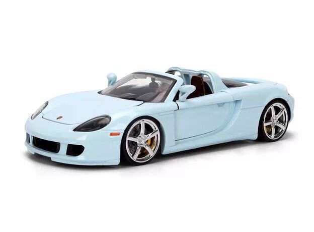 ماشین فلزی پورشه Carrera GT سری Pink Slips مدل آبی با مقیاس 1:24, image 4