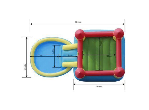 قلعه بادی سرسره دار به همراه استخر Happy Hop, image 12