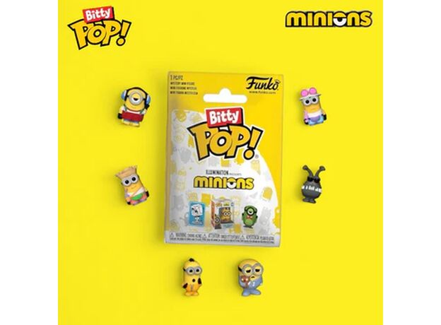 پک تکی سورپرایزی فیگور 3 سانتی فانکو بیتی پاپ مینیون ها, image 4