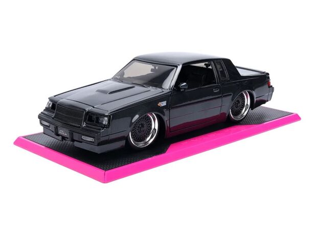 ماشین فلزی بیوک گرند نشنال 1987 سری Pink Slips مدل مشکی با مقیاس 1:24, image 2