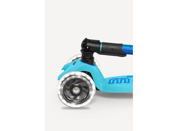 اسکوتر مکسی دلوکس جمع شو مایکرو Micro با چرخ های چراغ دار مدل آبی روشن, تنوع: MMD092-Blue, image 7