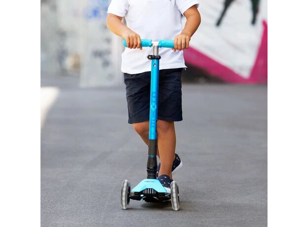 اسکوتر مکسی دلوکس جمع شو مایکرو Micro با چرخ های چراغ دار مدل آبی روشن, تنوع: MMD092-Blue, image 4