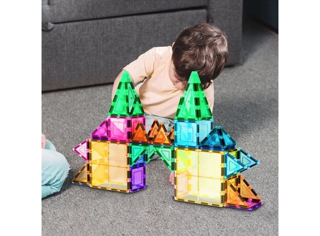 ست 61 عددی بلاک های ساختنی مغناطیسی سری کلاسیک Picasso Tiles, image 2
