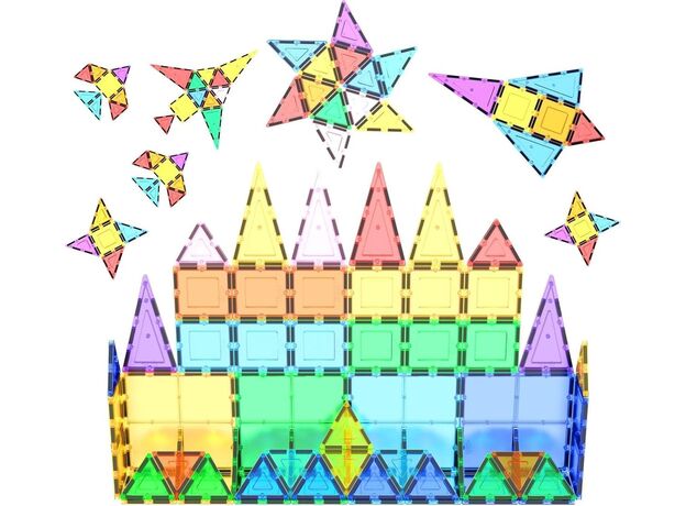 ست 61 عددی بلاک های ساختنی مغناطیسی سری کلاسیک Picasso Tiles, image 8