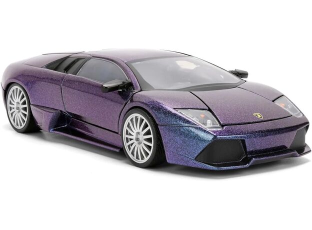 ماشین فلزی لامبورگینی مورسیه لاگو سری Pink Slips مدل بنفش با مقیاس 1:24, image 5