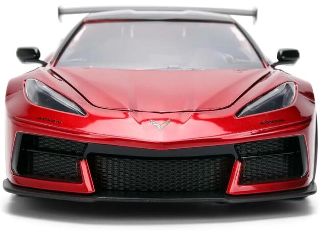 ماشین فلزی شورلت کوروت Liberty Walk سری Pink Slips مدل قرمز با مقیاس 1:24, image 7