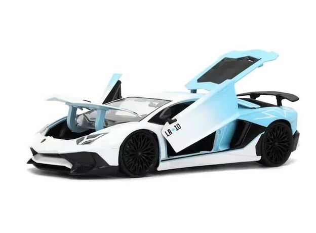 ماشین فلزی لامبورگینی اونتادور SV سری Pink Slips مدل سفید با مقیاس 1:24, image 7