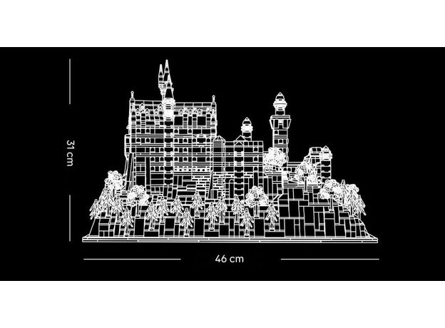 لگو آرشیتکت مدل قلعه نوی ‌شوان‌ اشتاین (21063), image 18