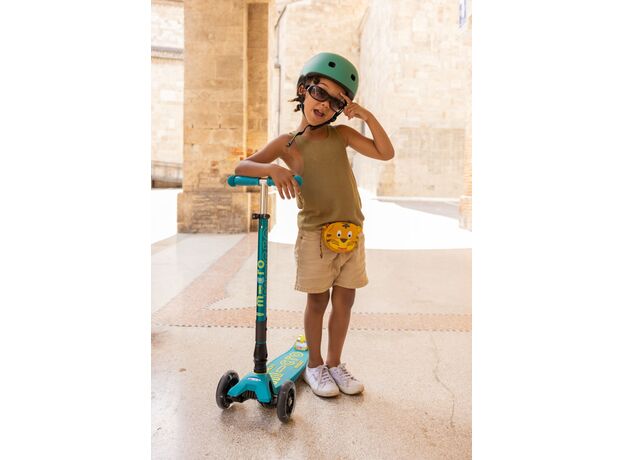 اسکوتر مکسی دلوکس جمع شو مایکرو Micro با چرخ های چراغ دار مدل سبز, تنوع: MMD097-Green, image 6
