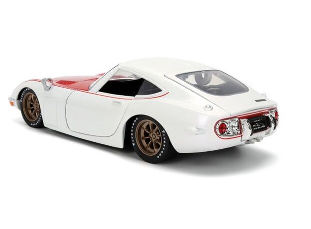 ماشین فلزی تویوتا GT 2000 سری Pink Slips مدل سفید با مقیاس 1:24, image 9