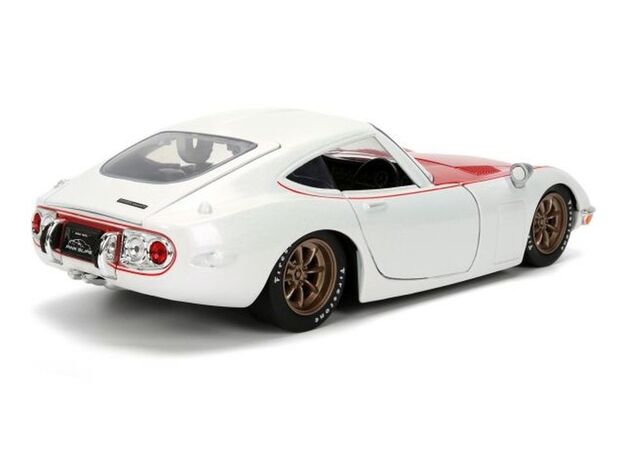 ماشین فلزی تویوتا GT 2000 سری Pink Slips مدل سفید با مقیاس 1:24, image 10