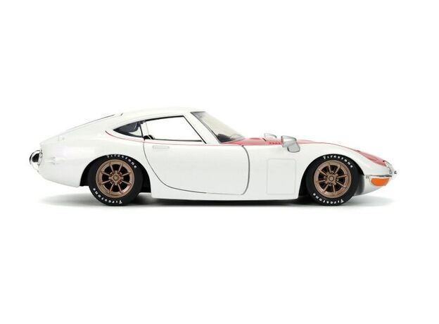 ماشین فلزی تویوتا GT 2000 سری Pink Slips مدل سفید با مقیاس 1:24, image 4
