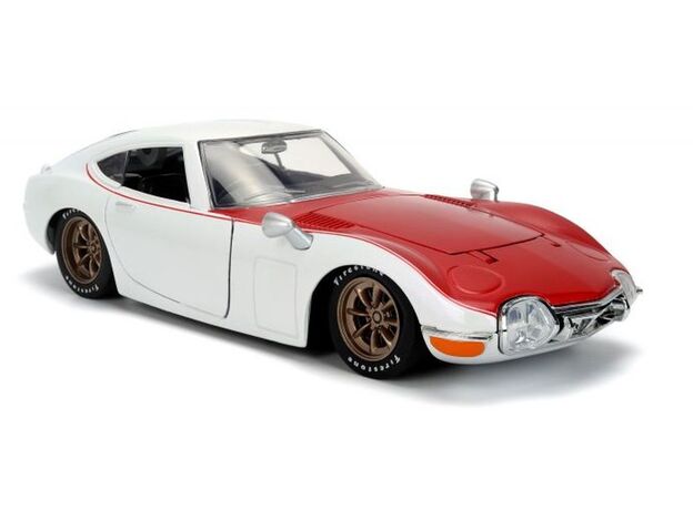 ماشین فلزی تویوتا GT 2000 سری Pink Slips مدل سفید با مقیاس 1:24, image 6