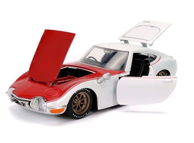 ماشین فلزی تویوتا GT 2000 سری Pink Slips مدل سفید با مقیاس 1:24, image 2