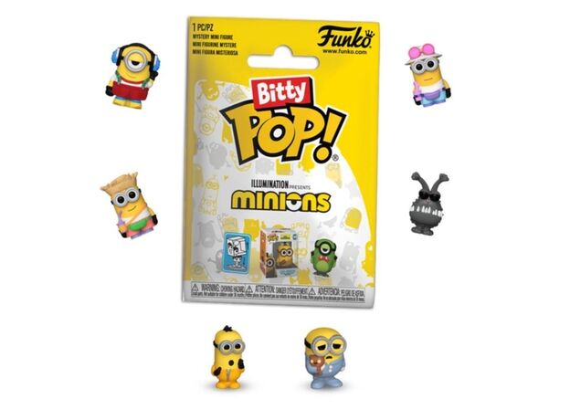 پک تکی سورپرایزی فیگور 3 سانتی فانکو بیتی پاپ مینیون ها, image 