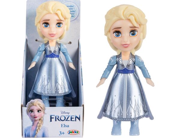 عروسک 8 سانتی پرنسس السا با لباس آبی Disney Frozen, image 