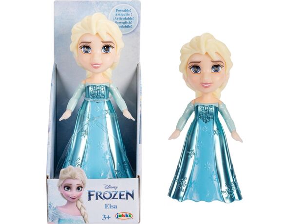 عروسک 8 سانتی پرنسس السا با لباس فیروزه ای Disney Frozen, image 