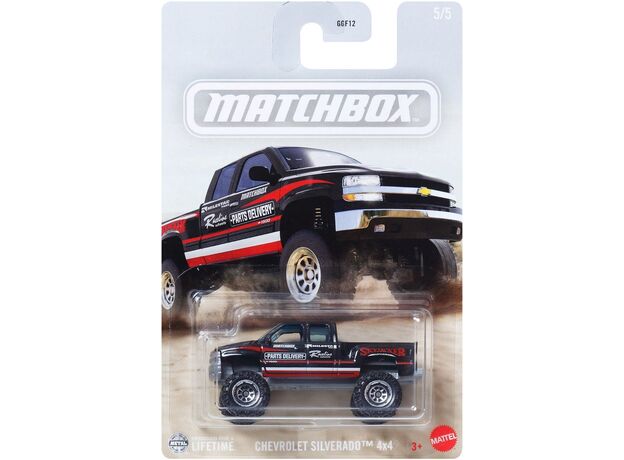 پک تکی ماشین Match Box سری Lifetime مدل Chevrolet Silverado 4x4, image 