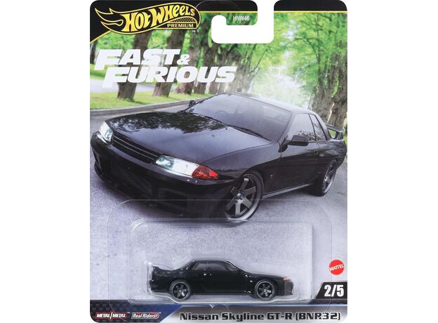 پک تکی ماشین Hot Wheels Premium سری Fast and Furious مدل Nissan Skyline GT-R (BNR32), image 