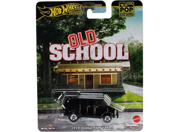 پک تکی ماشین  Hot Wheels Premium سری POP Culture مدل 1979 Dodge RAM VAN, تنوع: HXD63-Dodge, image 