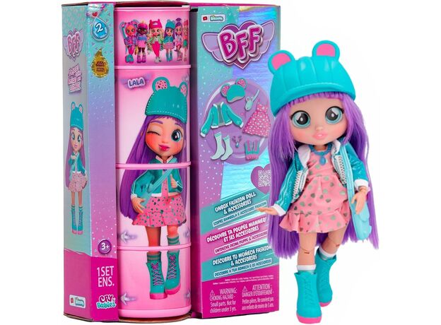 لالا عروسک 20 سانتی Cry Babies سری BFF, تنوع: 908369-Lala, image 2