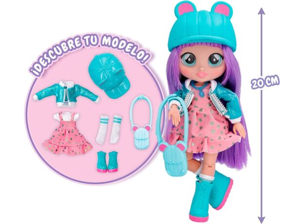 لالا عروسک 20 سانتی Cry Babies سری BFF, تنوع: 908369-Lala, image 5