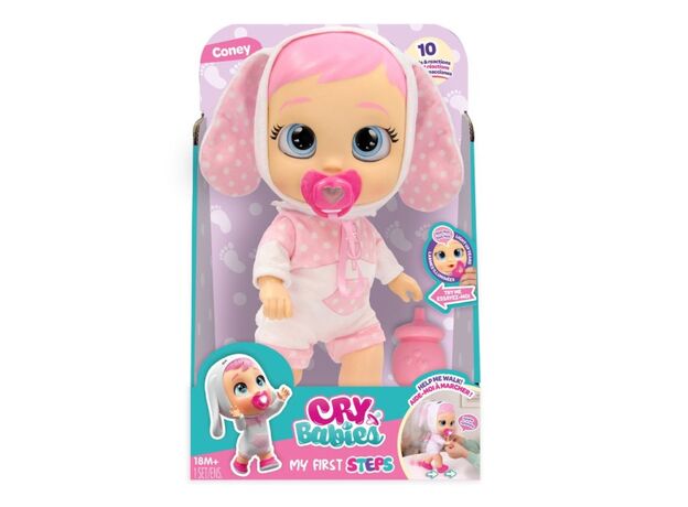 کانیه عروسک 30 سانتی Cry Babies در اولین قدم‌ ها, تنوع: 927889-Coney, image 8