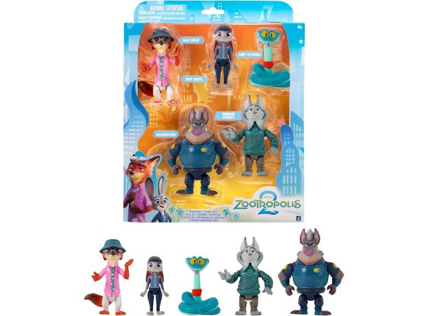 پک 5 تایی فیگورهای 7 سانتی Zootropolis 2, image 