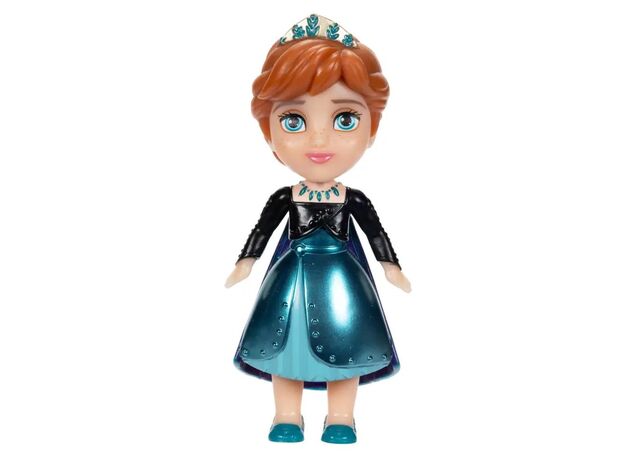 عروسک 8 سانتی پرنسس آنا با لباس مشکی Disney Frozen, image 2