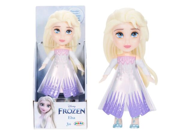 عروسک 8 سانتی پرنسس السا با لباس سفید Disney Frozen, image 
